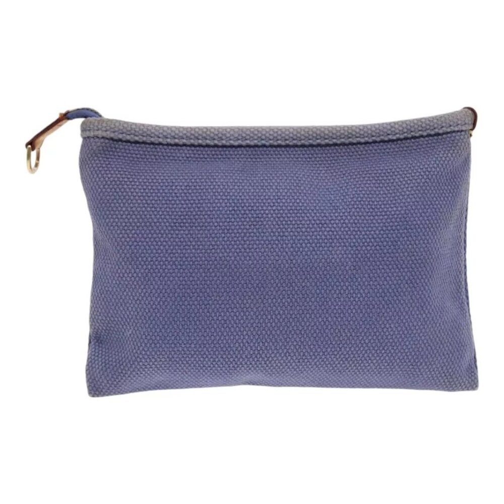 LOUIS VUITTON Antigua Pochette Platt PM Pouch Blue M40070 LV Auth th5273 - Picture 2 of 14